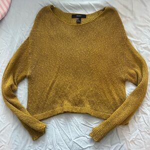 Yellow Forever 21 sweater